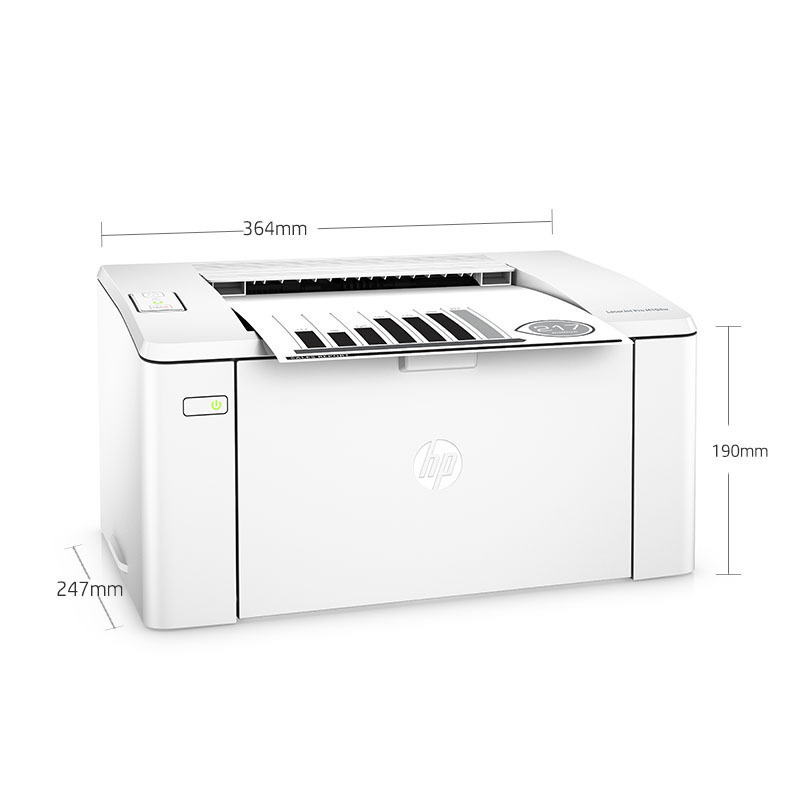 惠普(HP) M104w 黑白激光打印机无线家用打印学生作业打印小型办公商务用