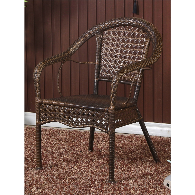 藤椅单人靠背椅藤条椅子家用咖啡厅法耐现代藤编扶手餐椅单人阳台家用