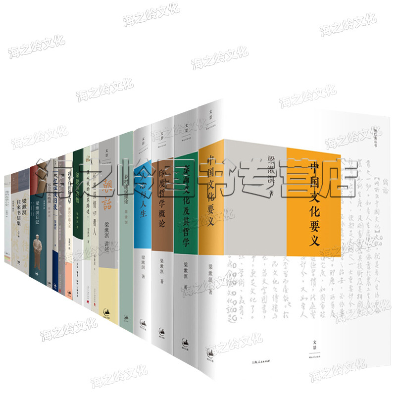 [正版]梁漱溟作品全集18册 中国文化要义 印度哲学概论 梁漱溟日记 人心与人生 我生有涯愿无尽 怀着深情看人 朝话 谁高清大图