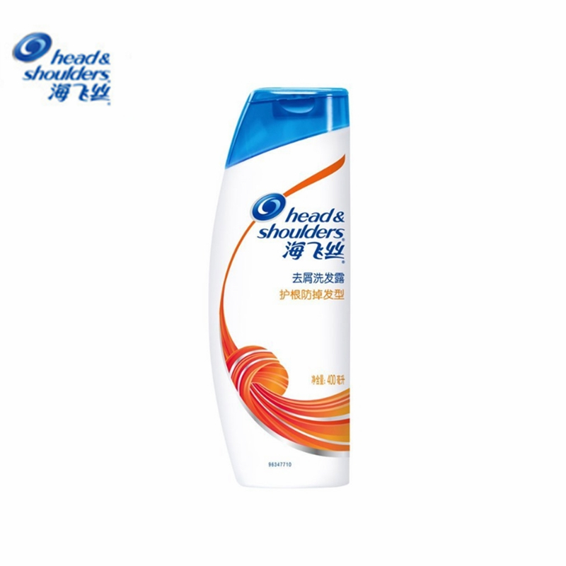 海飞丝 去屑洗发露护根防掉型400ml/瓶 水润 防脱发,去屑 单瓶装