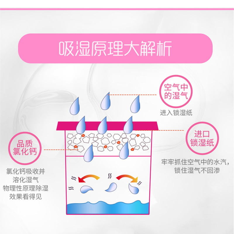 花仙子 活性炭可挂式除湿袋2包装吸潮水衣柜防霉干燥剂室内吸湿盒包宿舍防潮剂230g