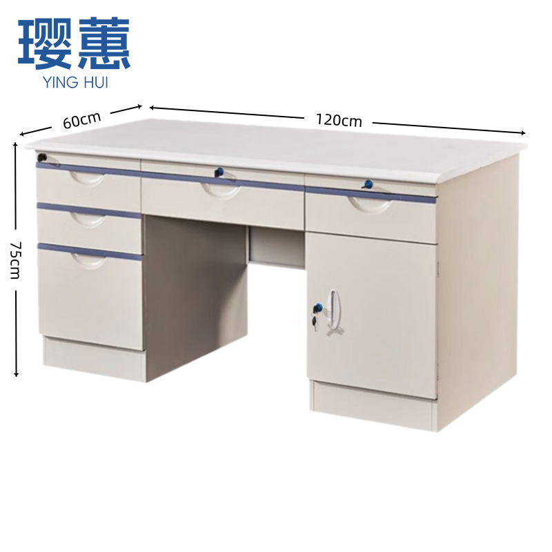 璎蕙 办公桌钢制张高清大图