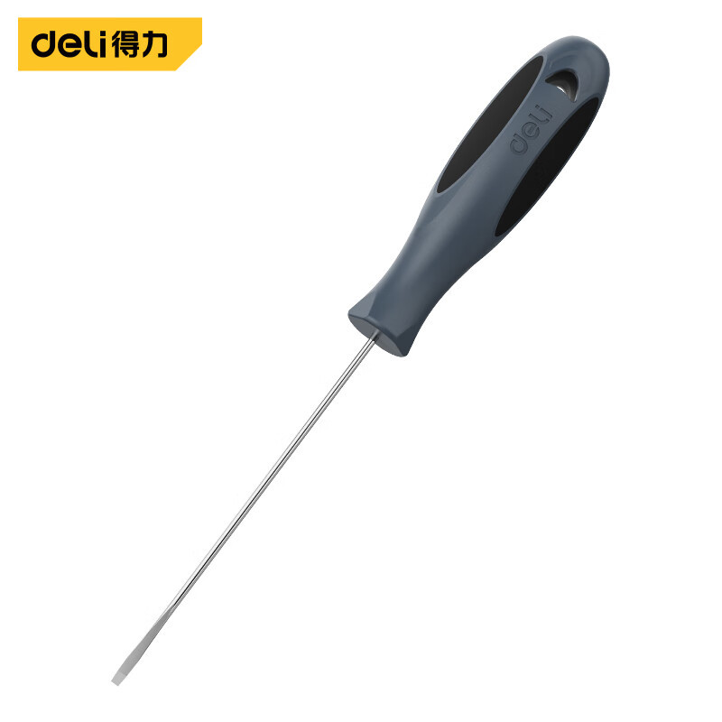 得力(deli)DL6431001(3x100mm)PP防油一字螺丝刀S2