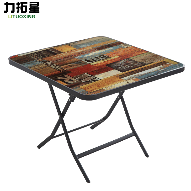 力拓星 折叠餐桌 80*80*72cm 张高清大图