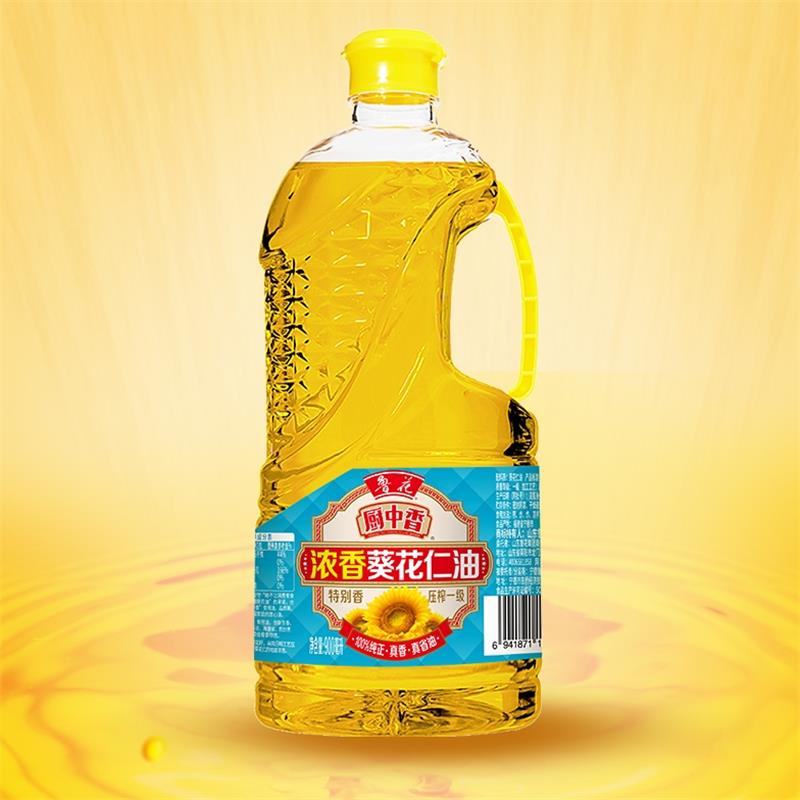 鲁花 厨中香浓香葵花仁油900ml高清大图