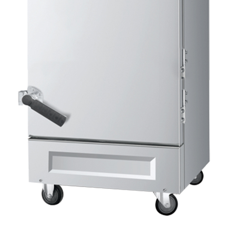 疆途者 商用电蒸箱蒸饭车单门12盘豪华电脑款电蒸饭柜 380V 12kW SJTZ-S1DC-8005高清大图