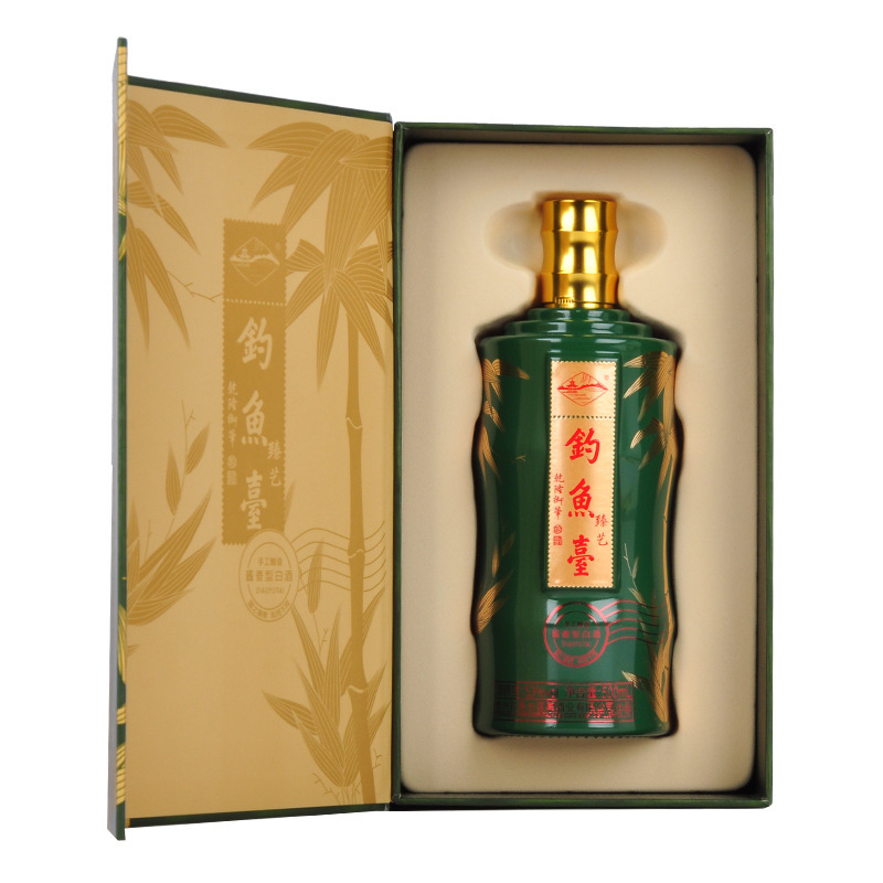 钓鱼台乾隆御笔臻艺53度手工酿造酱香型白酒(礼盒装)500ml单瓶