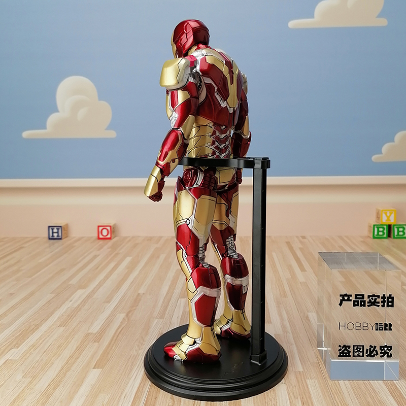 漫威真人版复仇者联盟1/6钢铁侠MK42静态手办模型机箱摆件 1/6钢铁侠MK42 整体高32厘米高清大图