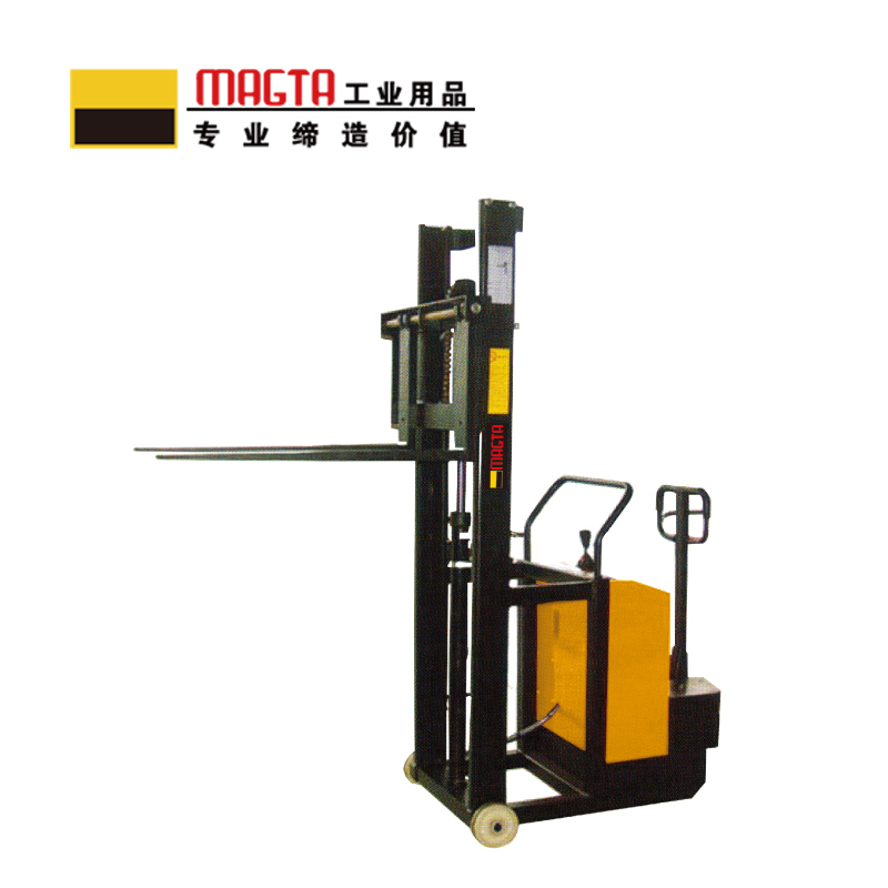 玛吉塔工(MRO MAGTA)平衡重式半电动堆高车 半电动叉车 半电动堆垛车 35054-1 1000kg 1600mm高清大图