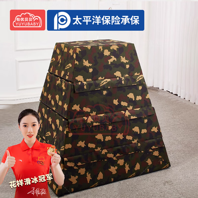有优贝贝儿童体能训练器材软体跳马箱幼儿园感统跳跃玩具跳箱高清大图