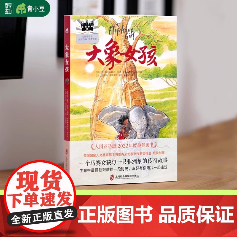 [央视网]大象女孩 一个马赛女孩与一只非洲象的传奇故事女孩成长孤独艰难人与自然大奖作家环境保护动物小说女孩成长历险小说Q高清大图