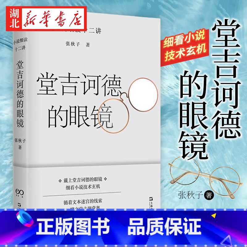 [正版] 堂吉诃德的眼镜—小说细读十二讲 张秋子著 打通专业与业余隔膜的小说课堂 文学入门指南小说解读手册文学小说
