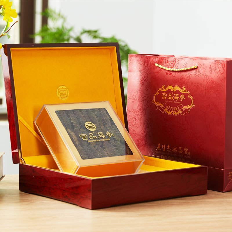[门店同城可4小时达]宫品海参M7精选有机淡干海参30-40只250g礼盒装 生鲜海鲜水产高清大图