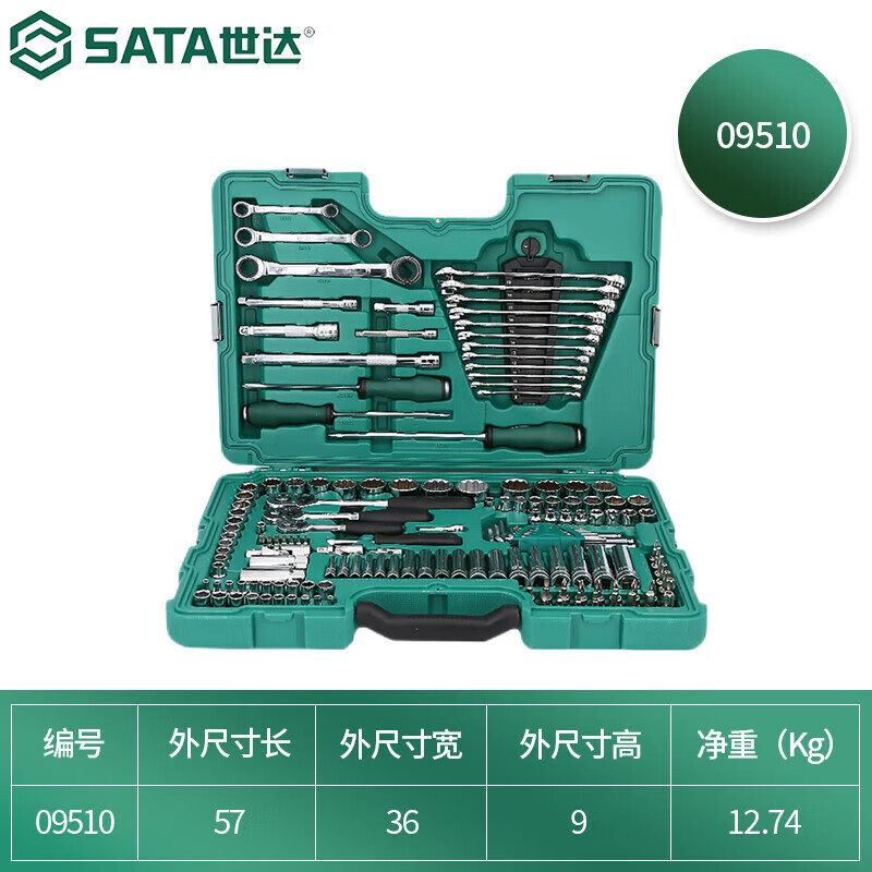 苏宁宜品工具组合套装09510 150件多功能五金工具收纳便携实用家用维修套装高清大图