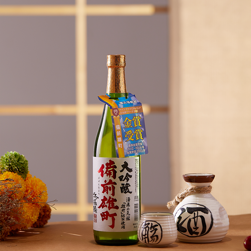 日本原装进口 浜福鹤备前雄町大吟酿清酒720ml