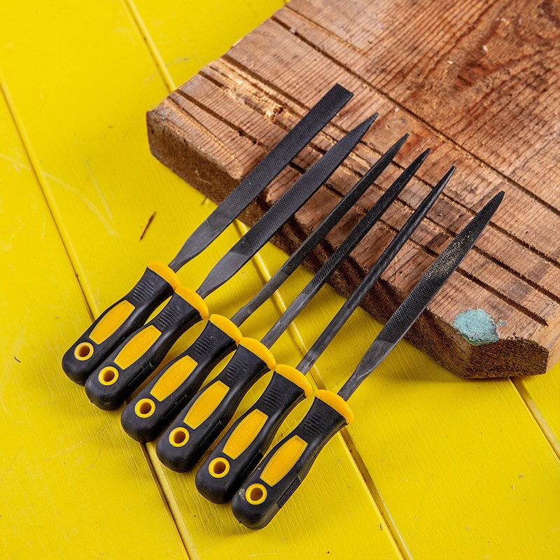 得力delidl21616件套什锦锉4x160mm