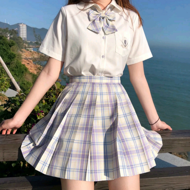 原创初夏jk制服裙子正版班服校服套装学院风女夏款甜美学生装
