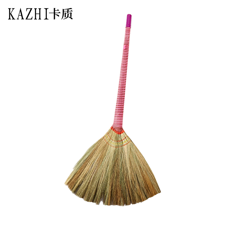卡质 木杆凤尾草扫把 48*98cm 10把装高清大图