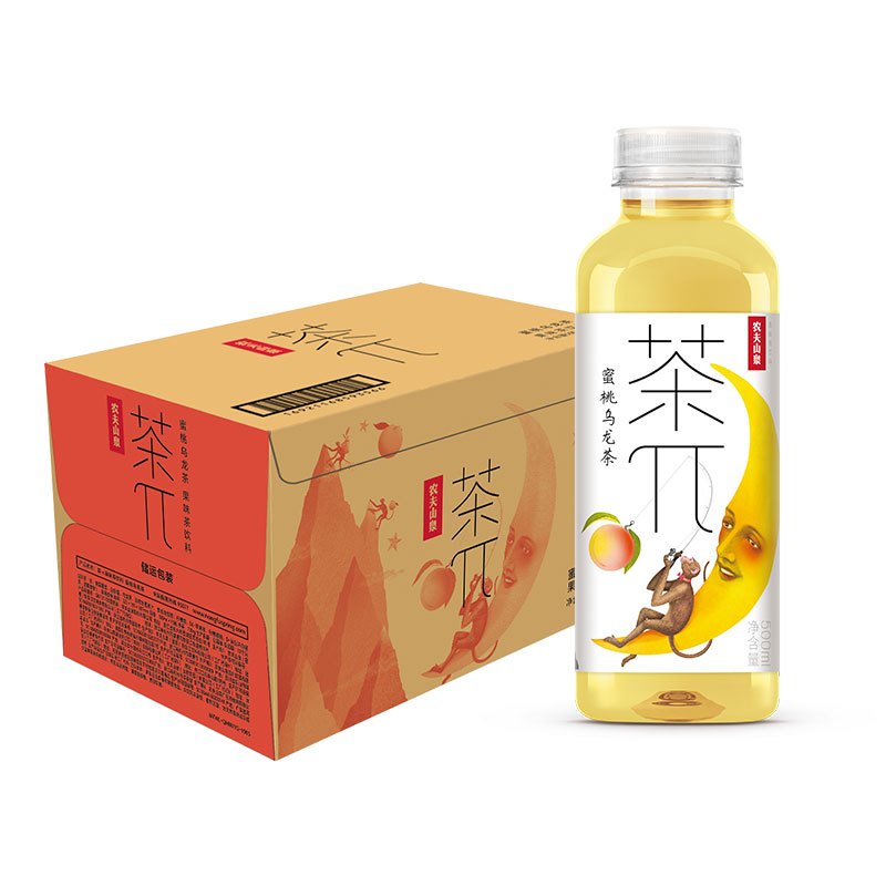 农夫山泉 茶π饮料 蜜桃乌龙味 500ml