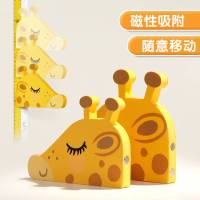 儿童身高墙贴客厅3d立体量身高贴纸宝宝可移除卡通长颈鹿测量仪尺