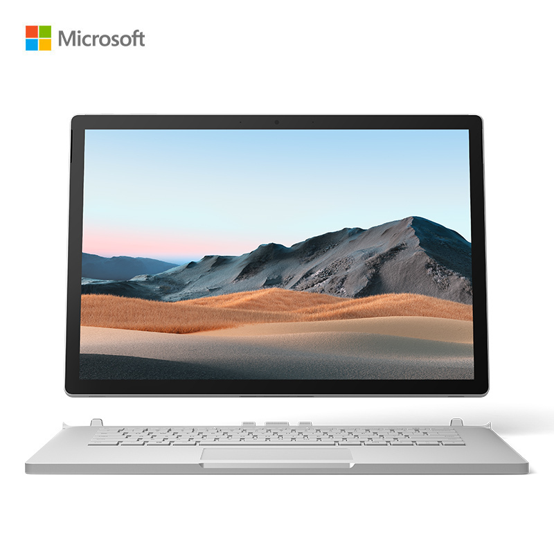 微软(Microsoft)Surface Book3 15英寸平板笔记本二合一(i7 32G 1T 独显 亮铂金)鼠、笔