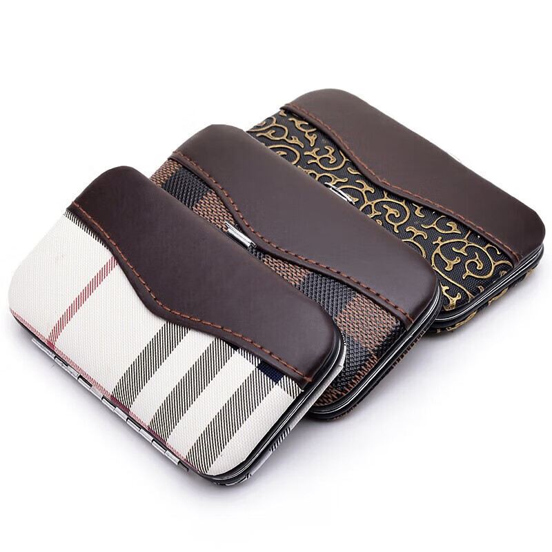 四万公里 SW3402 指甲刀10.8cm*6.3cm*1.4cm 7件套(单位:套)白格纹