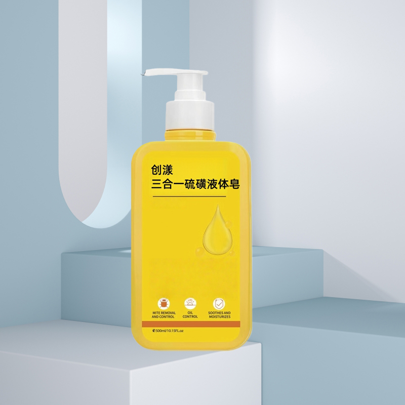 创漾 CY1075 三合一硫磺液体皂500ml(计价单位:瓶)高清大图