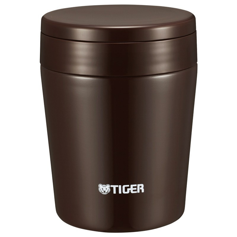 日本tiger虎牌多用焖烧杯 正品不锈钢焖烧罐300ml新款巧克力棕色保温杯MCL-A30C-TC