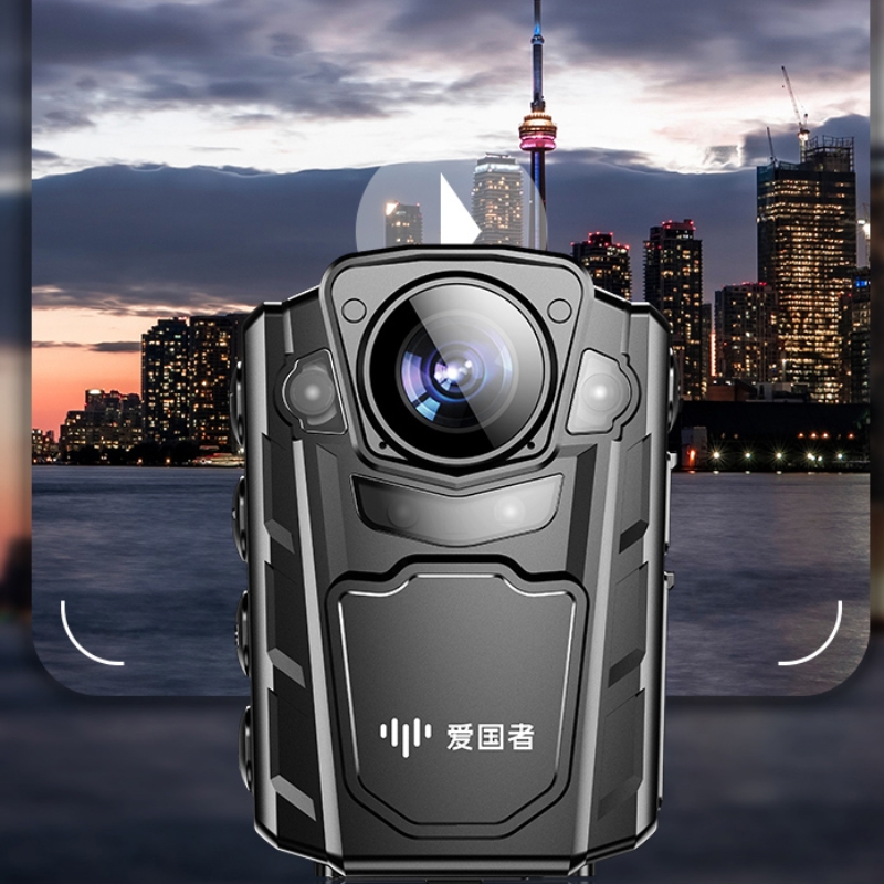 爱国者(aigo)DSJ-R2执法记录仪 防抖高清夜视6800万像素户外记录仪 128G