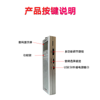 [赠3节充电电池+充电线]德生PL-360黑色新款袖珍迷你便携式收音机全波段老年人四六级英语听力数字解调立体声半导体高性
