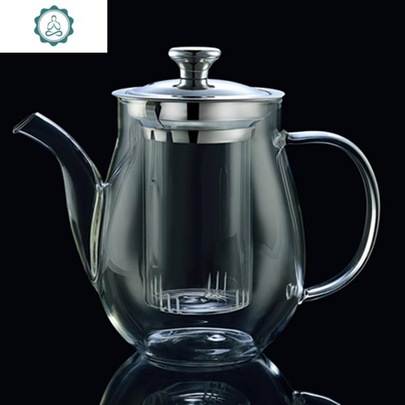 加厚耐热功夫家用办公玻璃茶壶过滤花茶壶茶具 茶具套