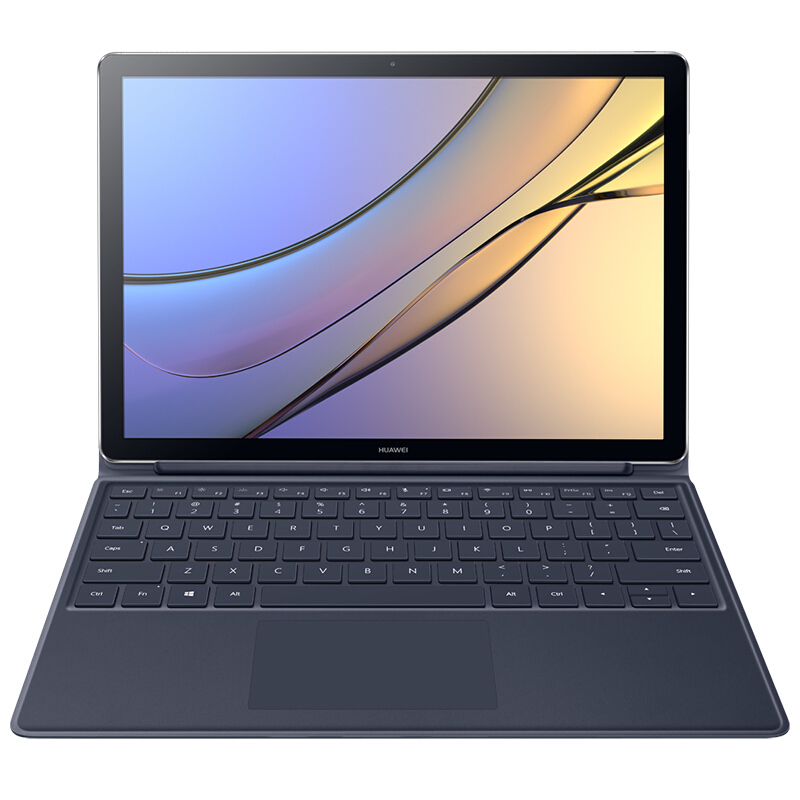 华为(HUAWEI) MateBook E 12英寸平板电脑笔记本二合一(i5-7Y54 8G 256GB固态 内含扩展坞 2K高清屏 含正版office 钛银灰)