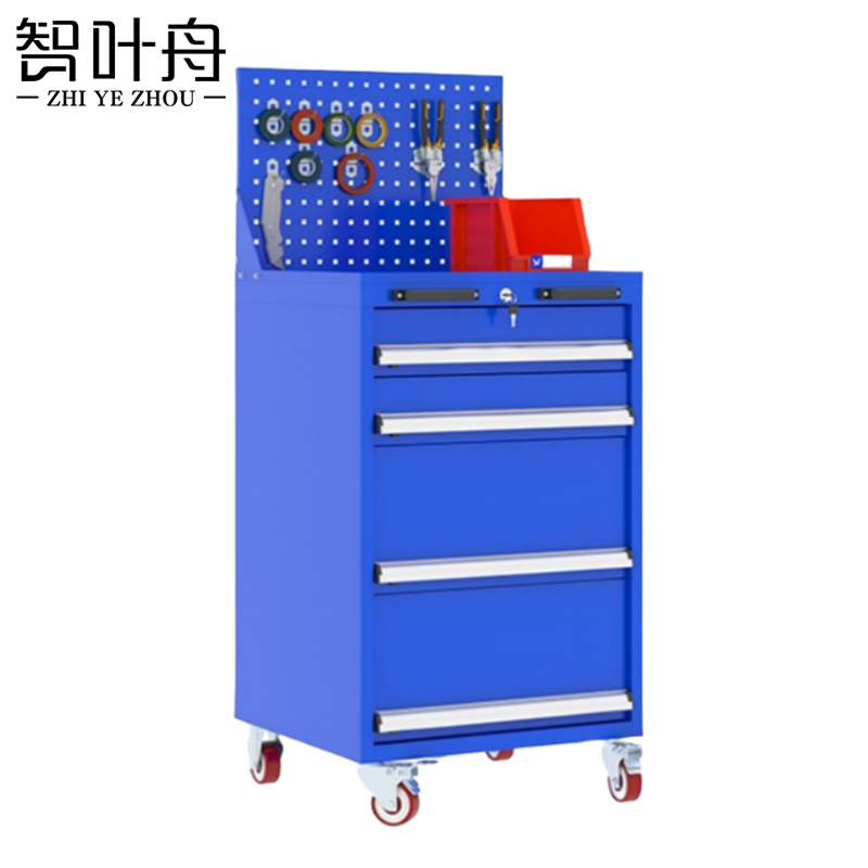 智叶舟工具柜单四抽570*570*1360mm台高清大图
