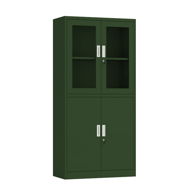 东升顺绿色铁皮文件柜办公室档案柜资料柜财务凭证柜钢制办公柜加厚等器高清大图