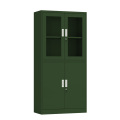 东升顺绿色铁皮文件柜办公室档案柜资料柜财务凭证柜钢制办公柜加厚等器
