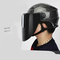 定制款 头盔式自动变光防护面罩 广泛用于普通焊接作业 头戴式电焊眼镜焊工防护装备脸部