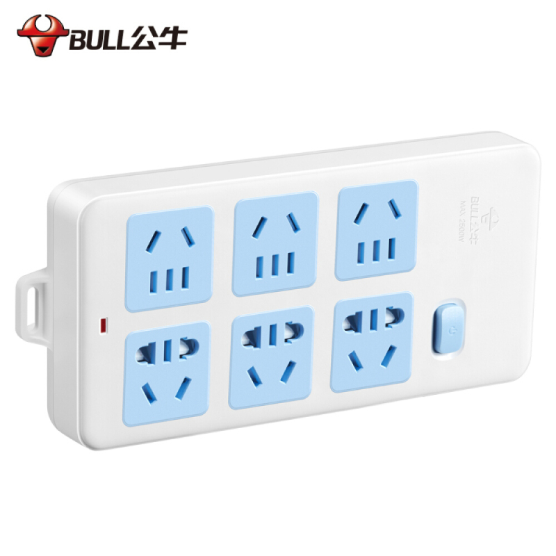 公牛(bull) 插座新国标接线板 GN-109K 无线
