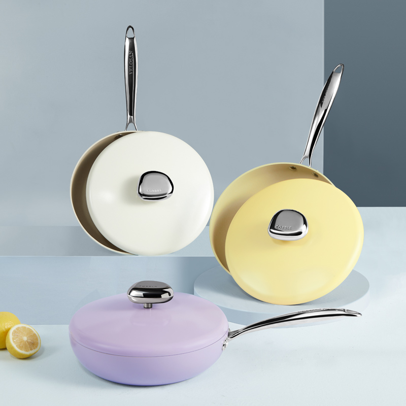 温仑山鹅卵石不粘煎锅VE1110