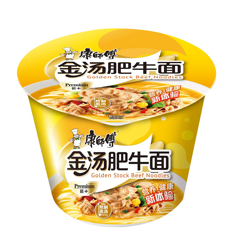 康师傅金汤牛肉桶面112g