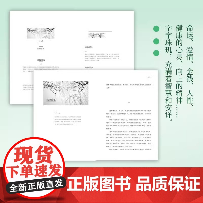 [正版]病隙碎笔 史铁生 光影纪念版 书内彩插作者亲摄照片 我与地坛务虚笔记命若琴弦 启迪无数读者的长篇哲思散文经典高清大图