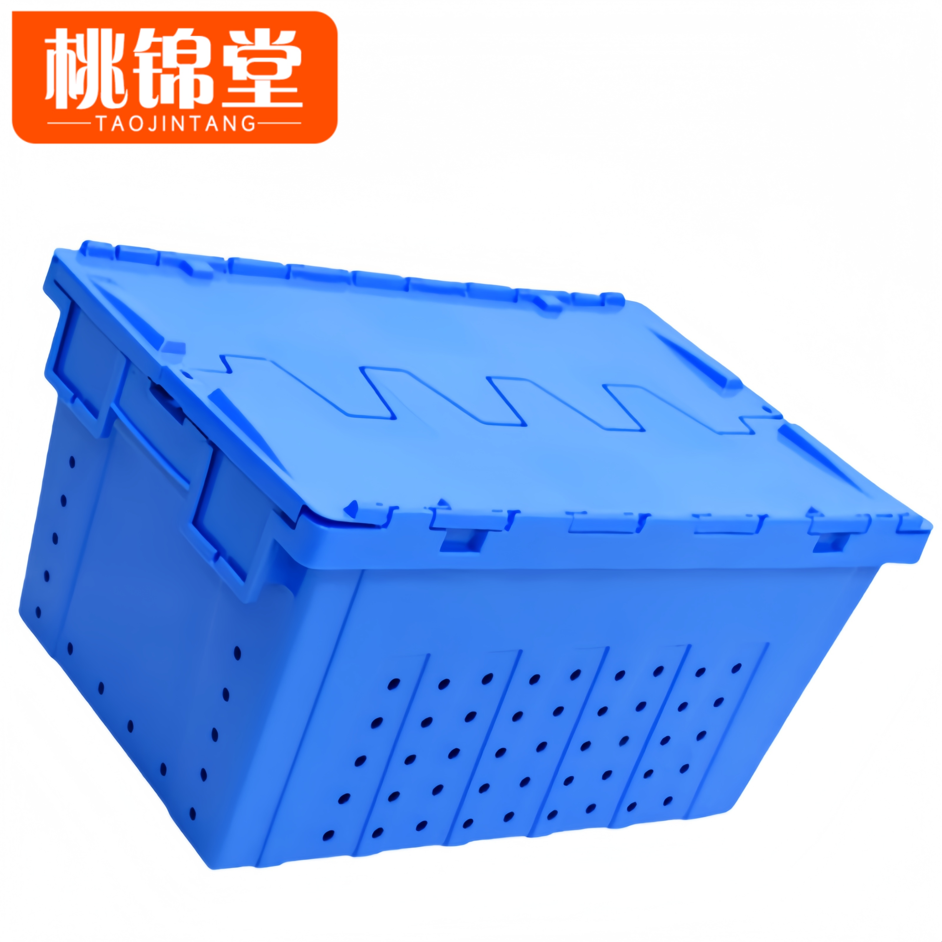 桃锦堂斜插物流箱60*40*32cm个高清大图