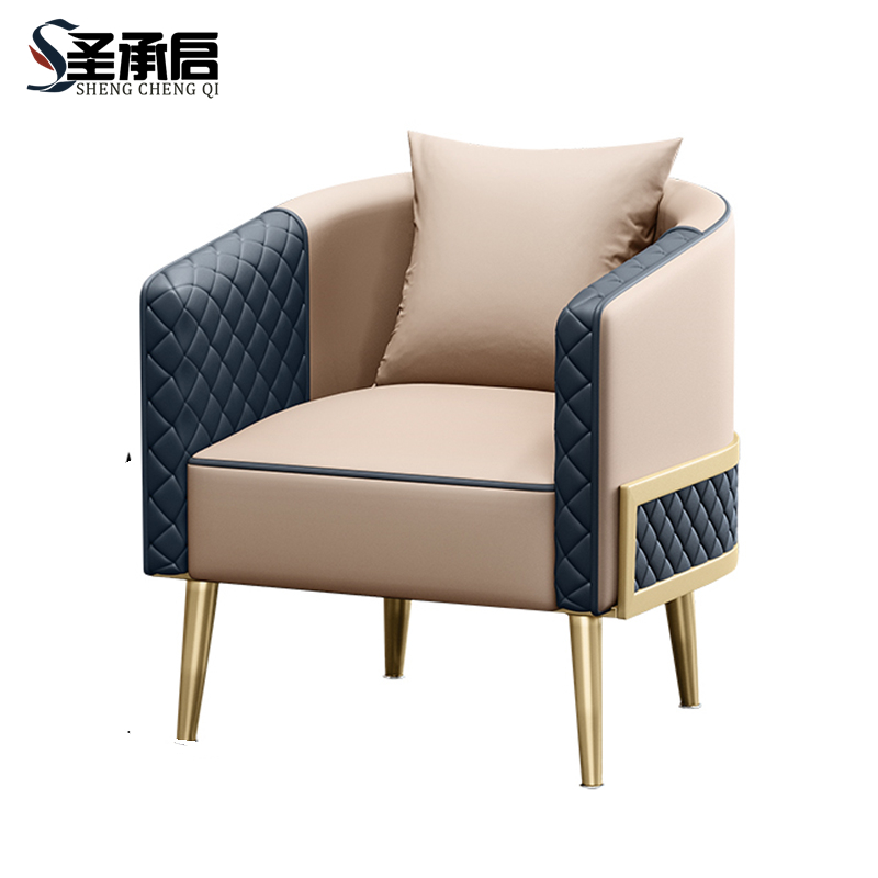 圣承启 贵宾接待沙发 卡其单张高清大图