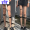 Ideamini网格渔网袜女小腿袜短筒网格短款ins潮jk性感中筒丝袜