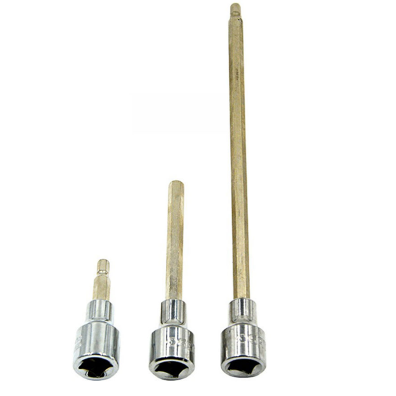 世达24303 12.5MM系列加长六角旋具套筒 套筒内六角扳手6*120MM 1个