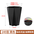 花盆家用大号客厅塑料加厚盆栽龙血树天堂鸟大口径阳台耐用轻奢 钻石盆黑245口径24.5高29cm