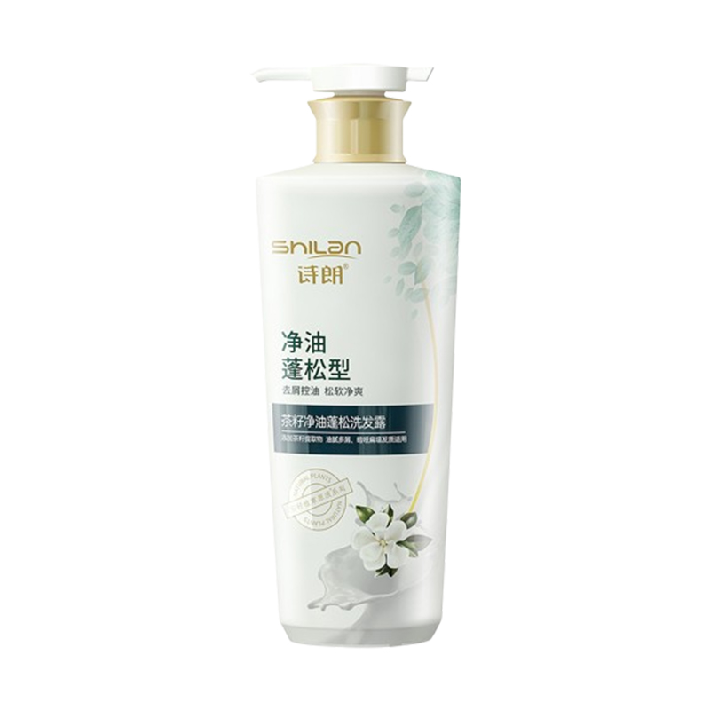 诗朗洗发露750g控油去屑清爽护发植萃茶籽净油蓬松SL02