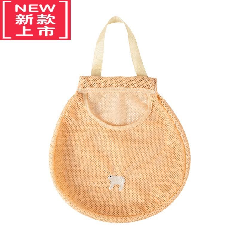 可莉允厨房多功能可挂式果蔬收纳挂袋便携手拎放姜蒜洋葱镂空透气储物袋图片