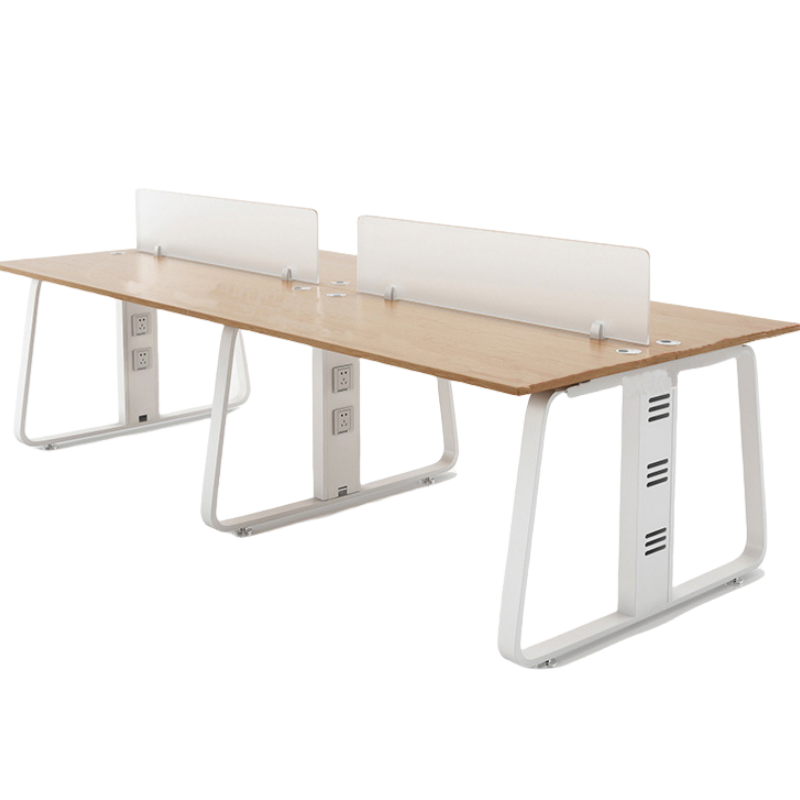 烁恒办公桌四人位张高清大图