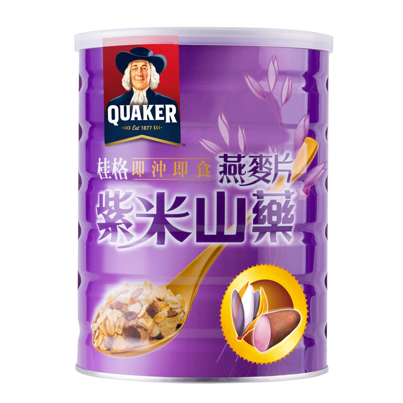 桂格即冲即食紫米山药燕麦片 700g