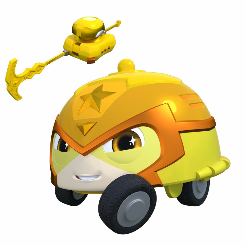 三宝炫斗小q车陀螺玩具炎小火炫动小q儿童升级版对战斗盘套装 金酷帅